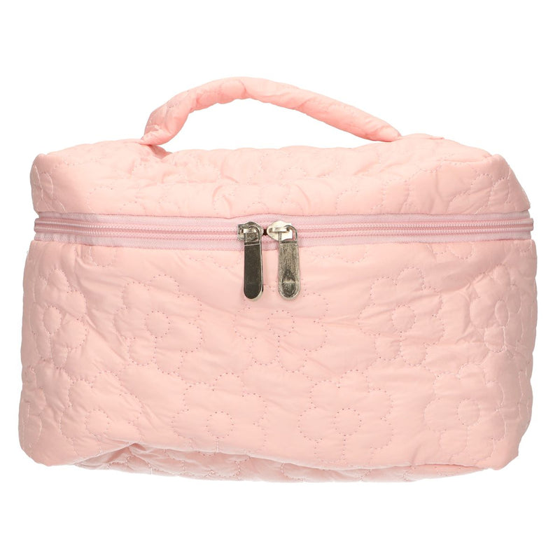 Load image into Gallery viewer, Traveller beautycase bloemen roze 24cm x 17cm
