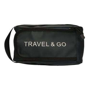 Traveller toilettas travel go donkerblauw 15,5cm x 13,5cm