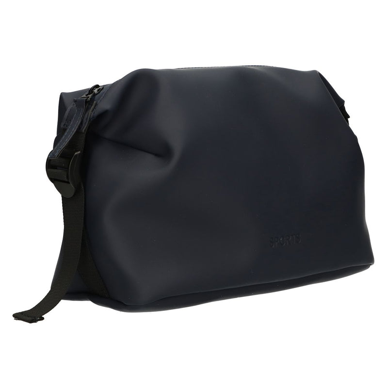 Load image into Gallery viewer, Traveller toilettas waterdicht gesp zwart donkerblauw 34cm x 21cm
