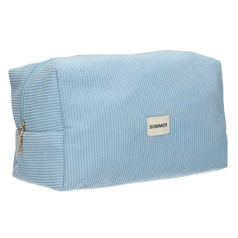Load image into Gallery viewer, Traveller toilettas rib waterdicht blauw 24,5cm x 18,5cm
