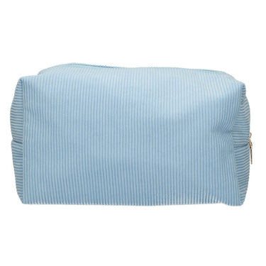 Traveller toilettas rib waterdicht blauw 24,5cm x 18,5cm