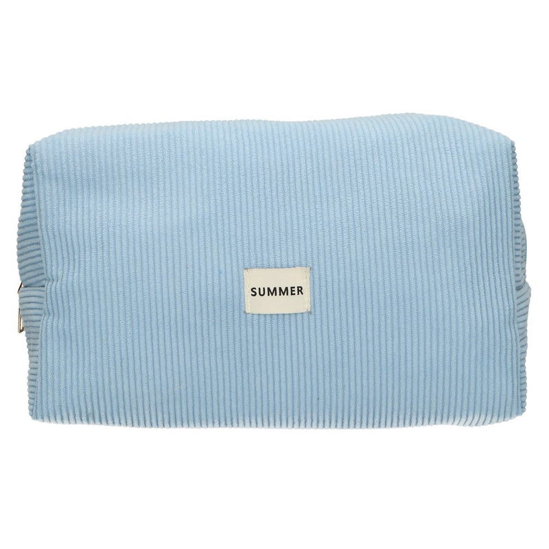 Load image into Gallery viewer, Traveller toilettas rib waterdicht blauw 24,5cm x 18,5cm

