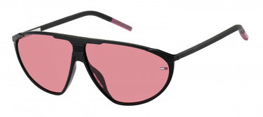 Tommy hilfiger Zonnebril 0027 S unisex cat.3 nylon zwart roze
