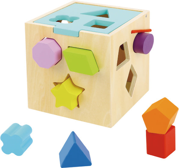 Load image into Gallery viewer, Tooky toy Houten Vormenstoof 12 maanden 13-delig
