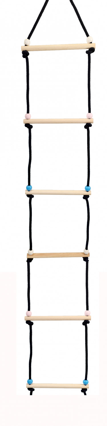 Hess touwladder (naturel pastel)