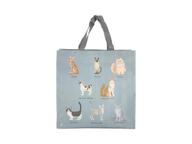 Esschert design boodschappentas kattenrassen 14,5x39,6xh40,7cm