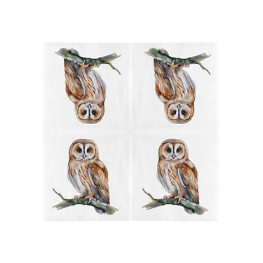 Esschert design papieren servetten uil 33x33cm