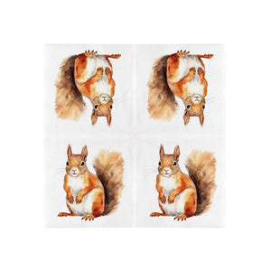 Esschert design papieren servetten eekhoorn 33x33cm fsc mix