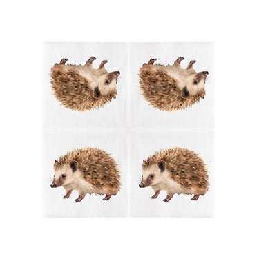 Esschert design papieren servetten egel 33x33cm fsc mix