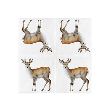 Esschert design papieren servetten ree 33x33cm fsc mix