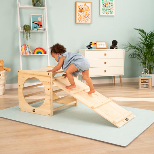 Tp toys Active-Tots Houten Klimbrug Glijbaan vanaf 12 Maanden