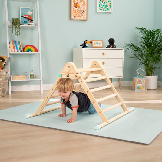 Tp toys Active-Tots Klimdriehoek Houten Klimrek vanaf 12 Maanden