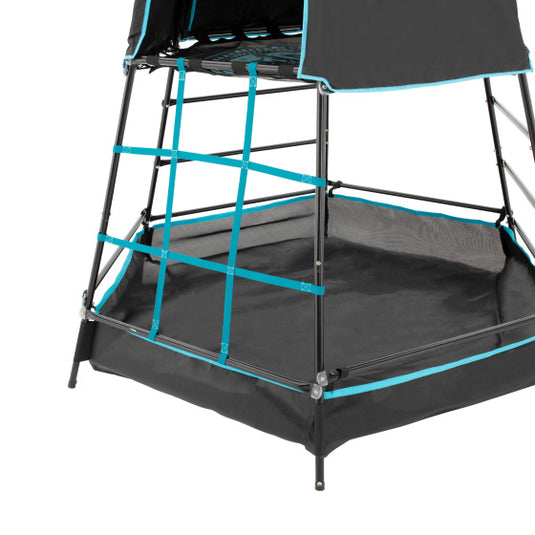 Tp toys Explorer Klimtoren met Schaduwrijk Speelgebied Zwart Blauw