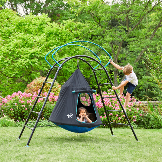 Tp toys UFO Klimrek met Nestschommel voor Buiten Zwart Blauw