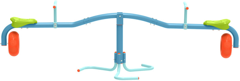 Load image into Gallery viewer, Tp toys Spiro Cyclone 360° Draaibare Wipwap voor Buiten Blauw Oranje
