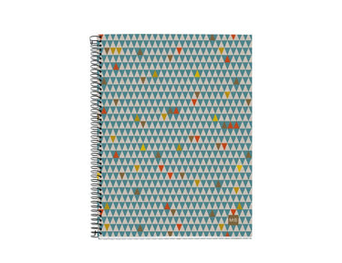 Miquelrius notitieboek - driehoeken - a4 geruit - 120 blz