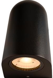 Afbeelding laden in galerijviewer, Enzo tronix led wandlamp 5,8w pyramide zwart 2700k - 5082000
