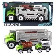 Jonotoys speelgoedvrachtwagen met 2 auto's