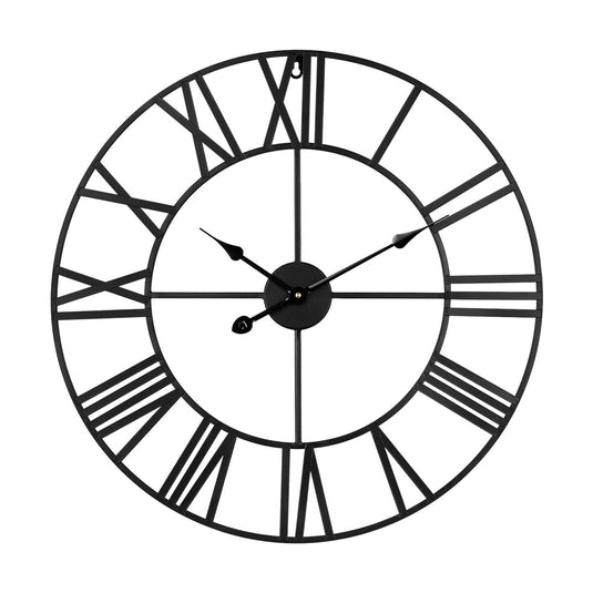 Teesa wandklok aluminium ã˜60cm zwart