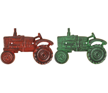 Esschert design flessenopener tractor 20x7x13cm rood of groen