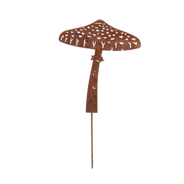 Esschert design roest tuinsteker parasolzwam 15x0,4x27cm staal
