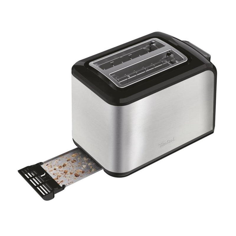 Load image into Gallery viewer, Tefal tt410d express broodrooster 16x26x19 cm 850w rvs zwart

