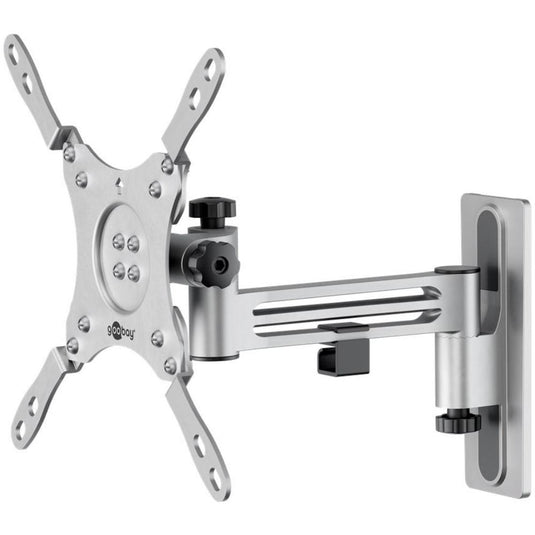 Goobay tv wall mount caravan fullmotion (m), 13 to 43 inch wandmontage (zilver)