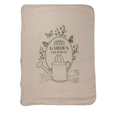 Esschert design fleeceplaid vintage garden 130x180cm