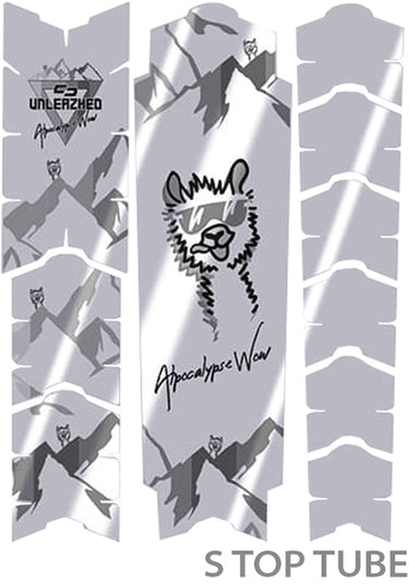 Unleazhed unscratch frame protector film - alpocalypse alpine rose samerberg black glossy