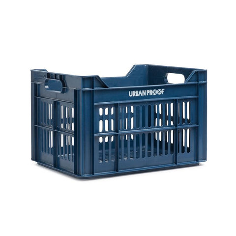 bicycle crate 30 liters polypropylene dark blue