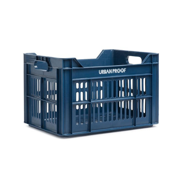 bicycle crate 30 liters polypropylene dark blue