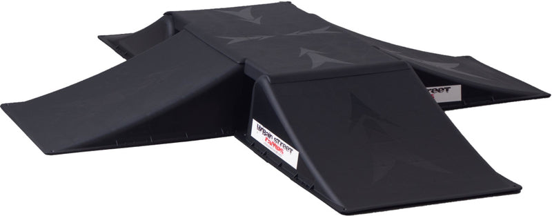 Load image into Gallery viewer, Urban street ramps Skateramp Urban Street 4-way Mini zwart
