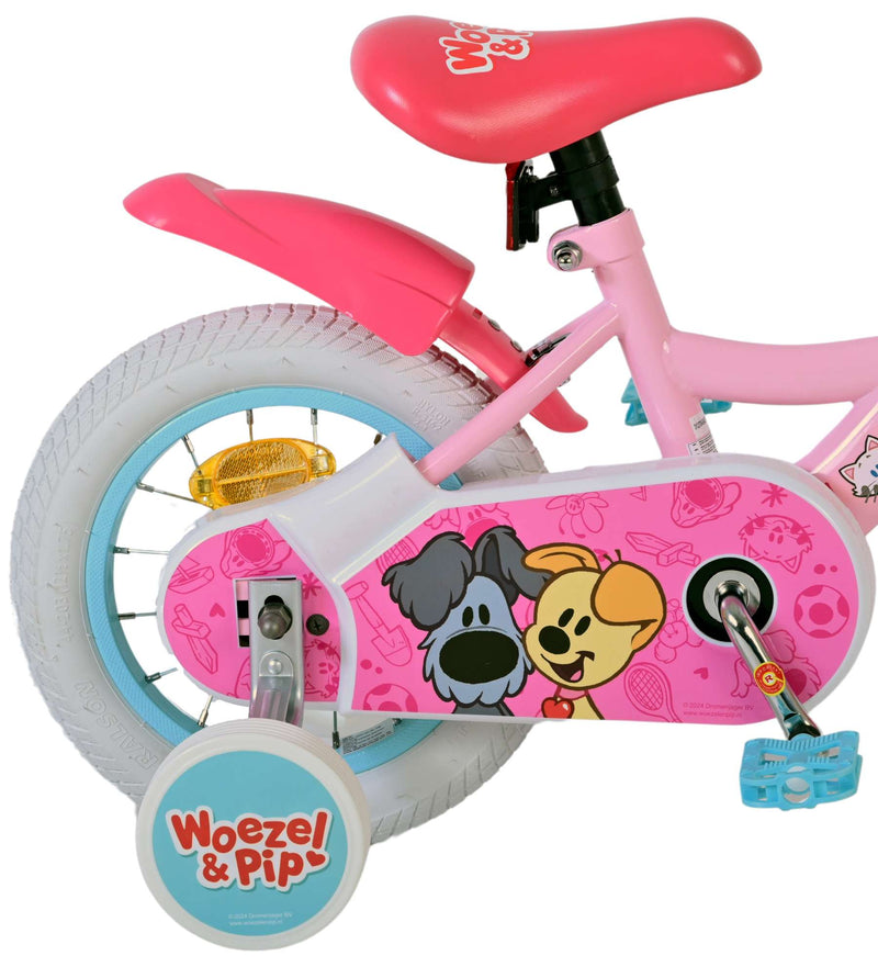 Load image into Gallery viewer, Volare woezel pip kinderfiets - meisjes - 12 inch - roze
