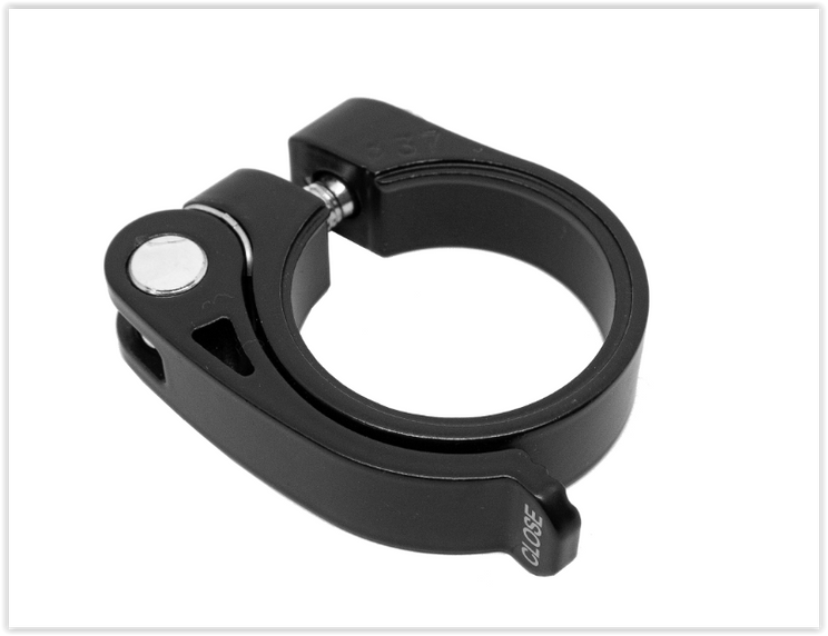 Load image into Gallery viewer, Ursus zadelpenklem urban 31,8mm | snelspanner | zwart
