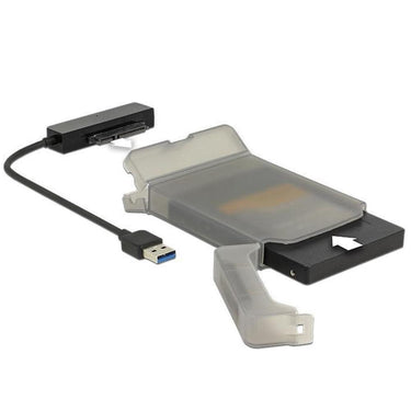 Delock usb-a 3.2 converter > sata 22-pin stekker (zwart, 0,15 meter)