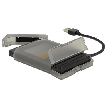 Delock usb-a 3.2 converter > sata 22-pin stekker (zwart, 0,15 meter)