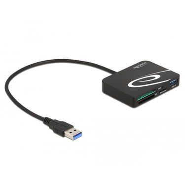Abi delock kaartlezer xqd sd micro sd + usb type-a.