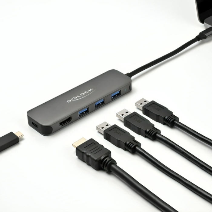Load image into Gallery viewer, Imp usb c naar c + a + hdmi hub - 5 poorten
