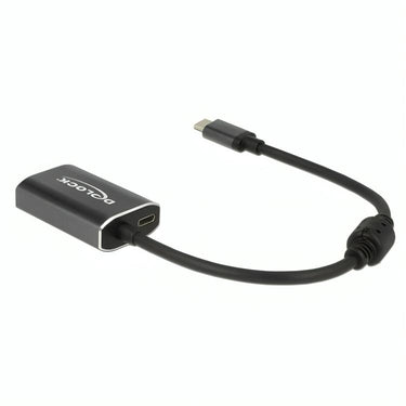 Delock usb-c (male) > hdmi (female) adapter (donkergrijs, 0,2 meter, 4k 60hz)