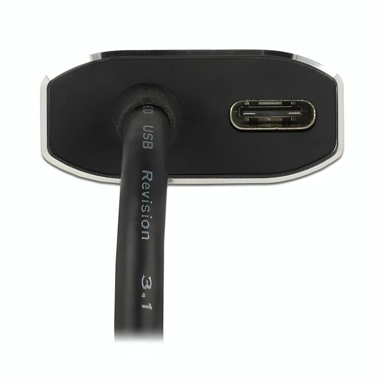Load image into Gallery viewer, Delock usb-c (male) > mini displayport (female) met pd functie adapter (donkergrijs, 0,2 meter)
