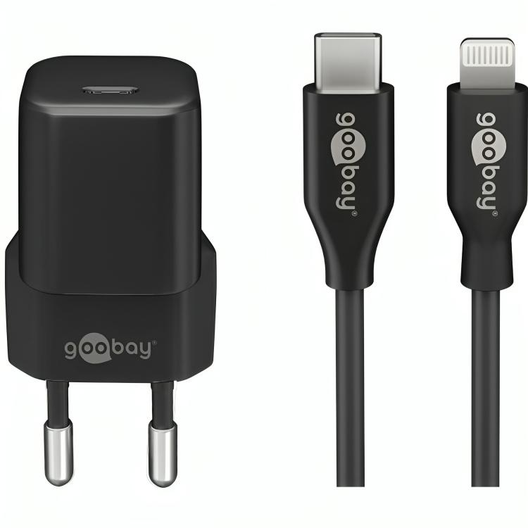 Load image into Gallery viewer, Usb c oplader + usb lightning kabel
