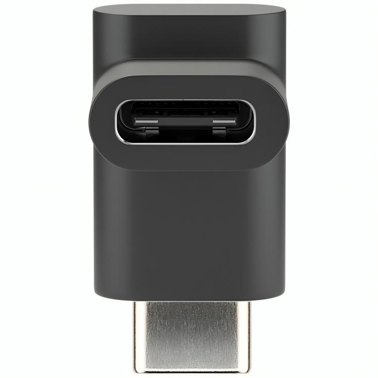 Load image into Gallery viewer, Goobay adapter usb-c aansluiting > usb-c stekker, 90° (zwart)
