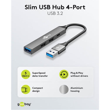 Imp usb a naar a + c hub - 4 poorten