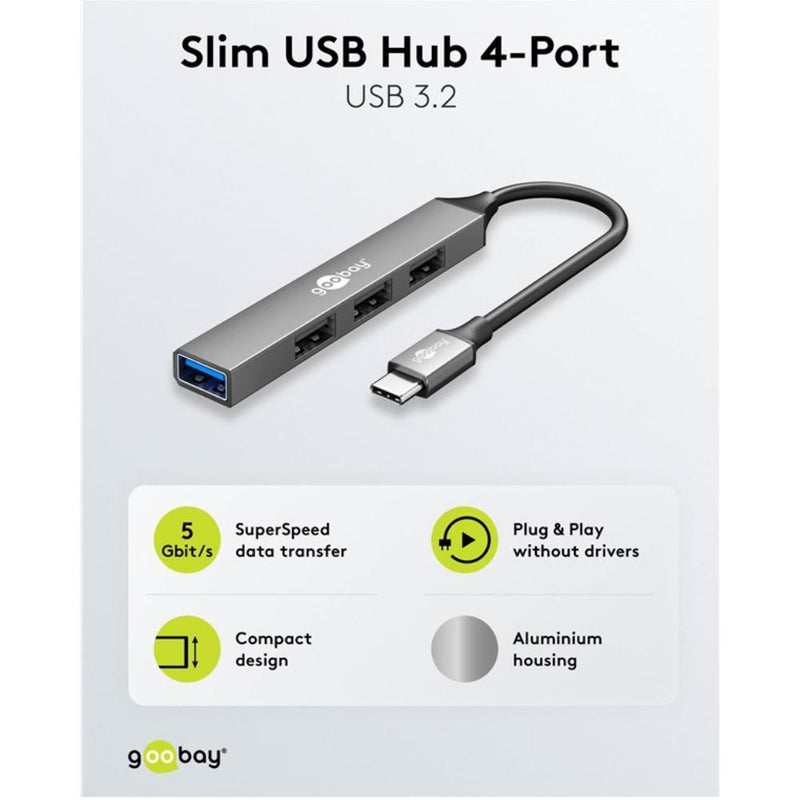 Load image into Gallery viewer, Imp usb c naar a hub - 4 poorten
