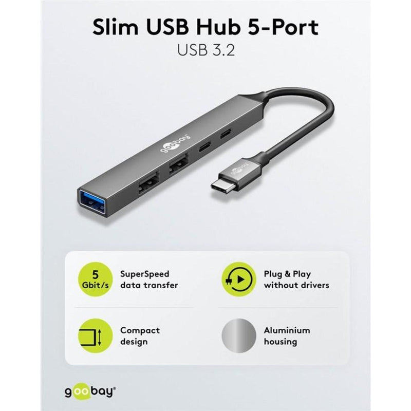 Load image into Gallery viewer, Imp usb c naar c + a hub - 5 poorten
