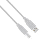 Usb 2.0 hi speed kabelsteek de usb a > usb b stekker in
