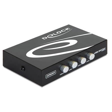 Delock switch usb 2.0 4 port manual usb-switch