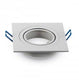V-tac inbouw spot verstelbaar 50mm vierkant wit 5013354