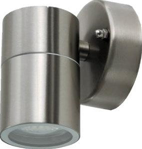 Load image into Gallery viewer, V-tac wandlamp rvs | 1xgu10 | ip44 | 8,5 cm hoog - 5086000
