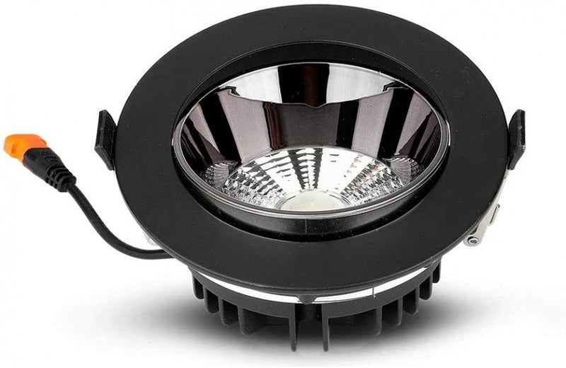 Load image into Gallery viewer, V-tac Ledlamp VT-2-33 30W 3000K 2400lm aluminium zwart
